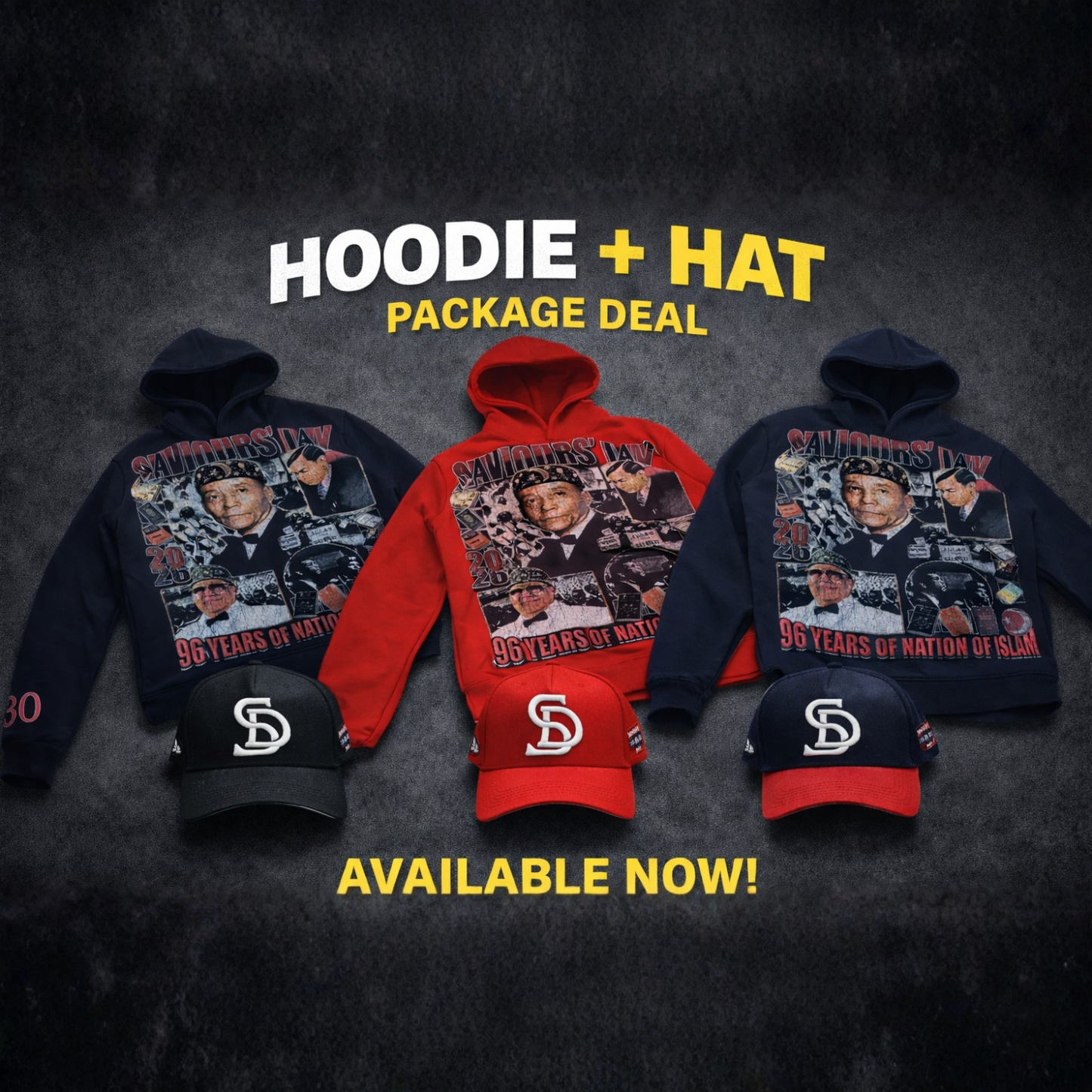 Saviours’ Day 2026 Hoodie + Cap Bundle